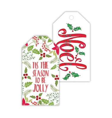 Christmas Gift Tags, Noel/Tis the Season, Roseanne Beck